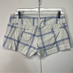 Y2k super short low rise plaid Hurley shorts size 5
